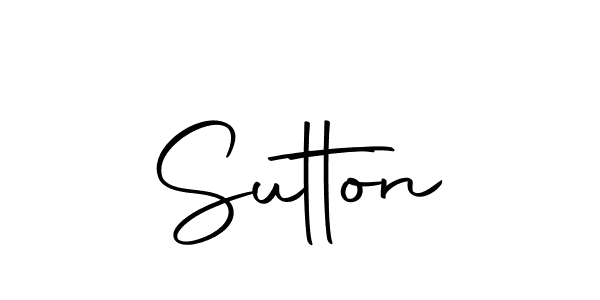 Use a signature maker to create a handwritten signature online. With this signature software, you can design (Autography-DOLnW) your own signature for name Sutton. Sutton signature style 10 images and pictures png