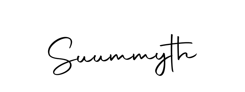 Also we have Suummyth name is the best signature style. Create professional handwritten signature collection using Autography-DOLnW autograph style. Suummyth signature style 10 images and pictures png