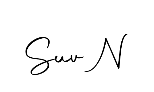 Make a beautiful signature design for name Suv N. Use this online signature maker to create a handwritten signature for free. Suv N signature style 10 images and pictures png