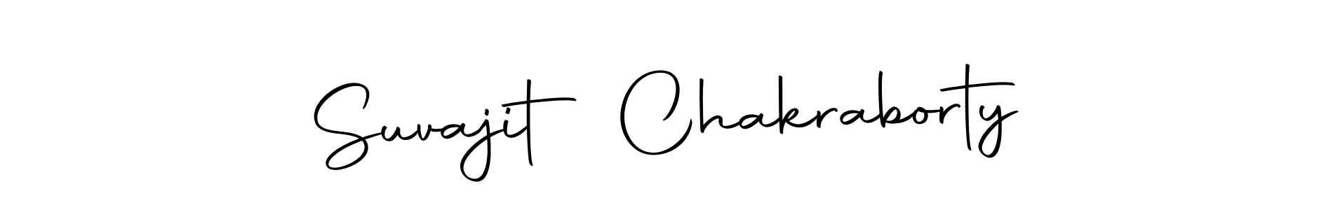 Create a beautiful signature design for name Suvajit Chakraborty. With this signature (Autography-DOLnW) fonts, you can make a handwritten signature for free. Suvajit Chakraborty signature style 10 images and pictures png