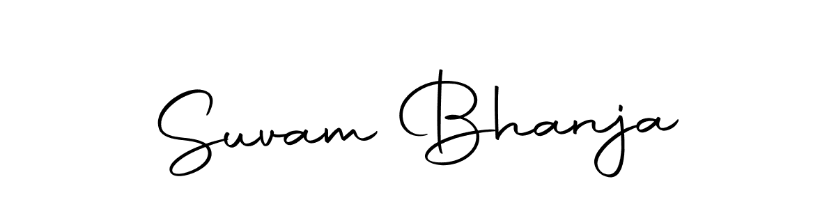 Here are the top 10 professional signature styles for the name Suvam Bhanja. These are the best autograph styles you can use for your name. Suvam Bhanja signature style 10 images and pictures png