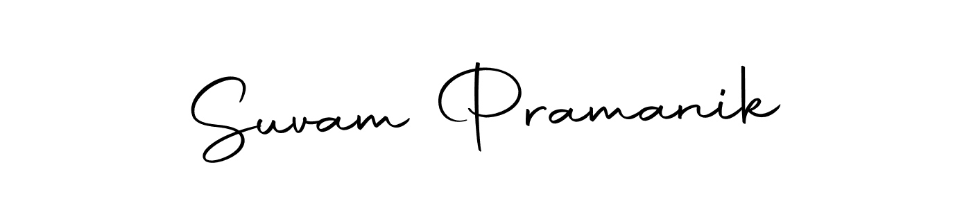 Design your own signature with our free online signature maker. With this signature software, you can create a handwritten (Autography-DOLnW) signature for name Suvam Pramanik. Suvam Pramanik signature style 10 images and pictures png
