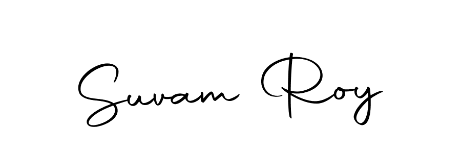 The best way (Autography-DOLnW) to make a short signature is to pick only two or three words in your name. The name Suvam Roy include a total of six letters. For converting this name. Suvam Roy signature style 10 images and pictures png