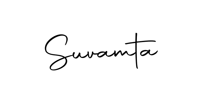 Design your own signature with our free online signature maker. With this signature software, you can create a handwritten (Autography-DOLnW) signature for name Suvamta. Suvamta signature style 10 images and pictures png