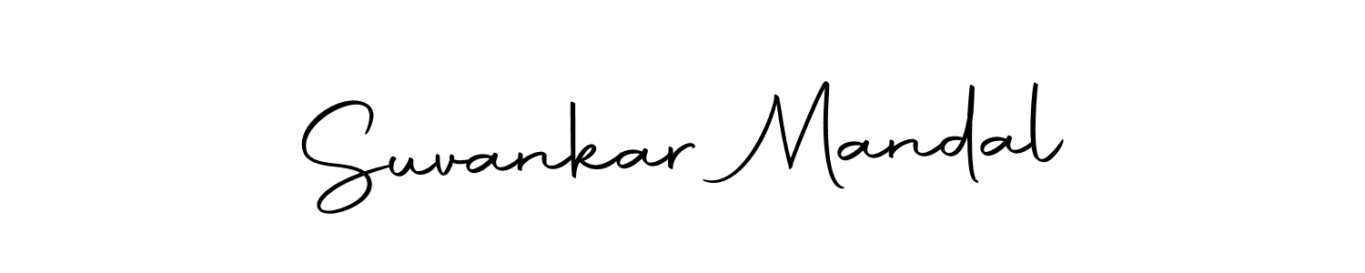 Create a beautiful signature design for name Suvankar Mandal. With this signature (Autography-DOLnW) fonts, you can make a handwritten signature for free. Suvankar Mandal signature style 10 images and pictures png