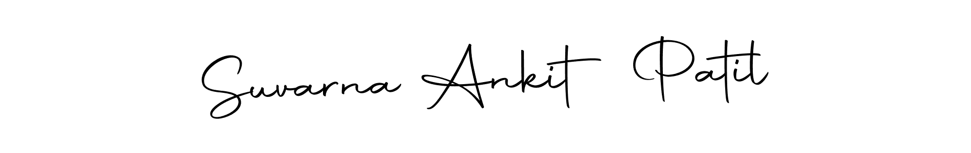 Make a beautiful signature design for name Suvarna Ankit Patil. Use this online signature maker to create a handwritten signature for free. Suvarna Ankit Patil signature style 10 images and pictures png