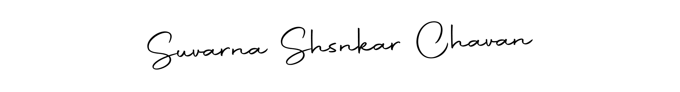 Use a signature maker to create a handwritten signature online. With this signature software, you can design (Autography-DOLnW) your own signature for name Suvarna Shsnkar Chavan. Suvarna Shsnkar Chavan signature style 10 images and pictures png