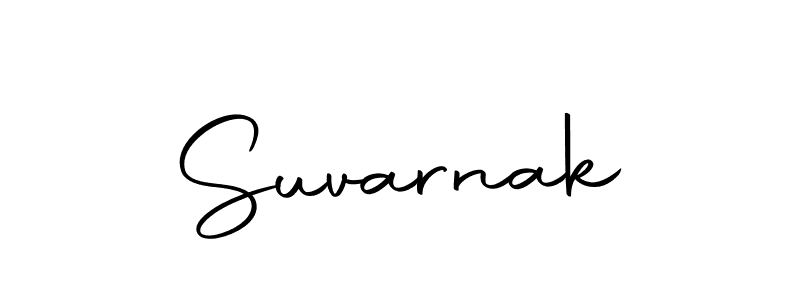 You should practise on your own different ways (Autography-DOLnW) to write your name (Suvarnak) in signature. don't let someone else do it for you. Suvarnak signature style 10 images and pictures png