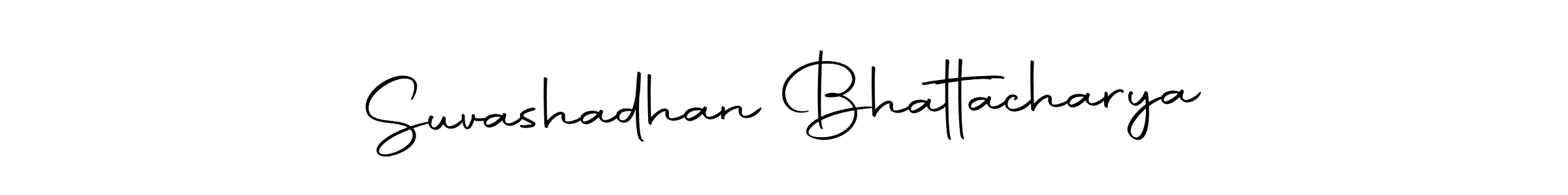 Use a signature maker to create a handwritten signature online. With this signature software, you can design (Autography-DOLnW) your own signature for name Suvashadhan Bhattacharya. Suvashadhan Bhattacharya signature style 10 images and pictures png