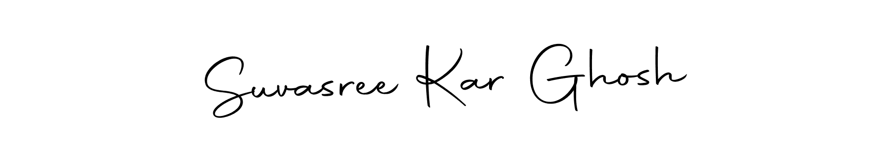 Autography-DOLnW is a professional signature style that is perfect for those who want to add a touch of class to their signature. It is also a great choice for those who want to make their signature more unique. Get Suvasree Kar Ghosh name to fancy signature for free. Suvasree Kar Ghosh signature style 10 images and pictures png