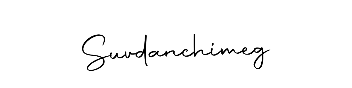 Create a beautiful signature design for name Suvdanchimeg. With this signature (Autography-DOLnW) fonts, you can make a handwritten signature for free. Suvdanchimeg signature style 10 images and pictures png