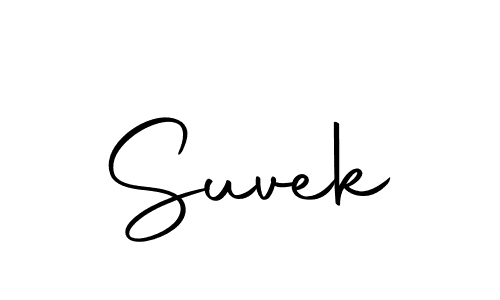 Make a beautiful signature design for name Suvek. With this signature (Autography-DOLnW) style, you can create a handwritten signature for free. Suvek signature style 10 images and pictures png