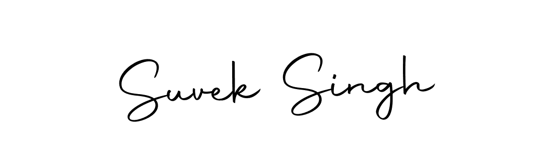 Make a beautiful signature design for name Suvek Singh. With this signature (Autography-DOLnW) style, you can create a handwritten signature for free. Suvek Singh signature style 10 images and pictures png
