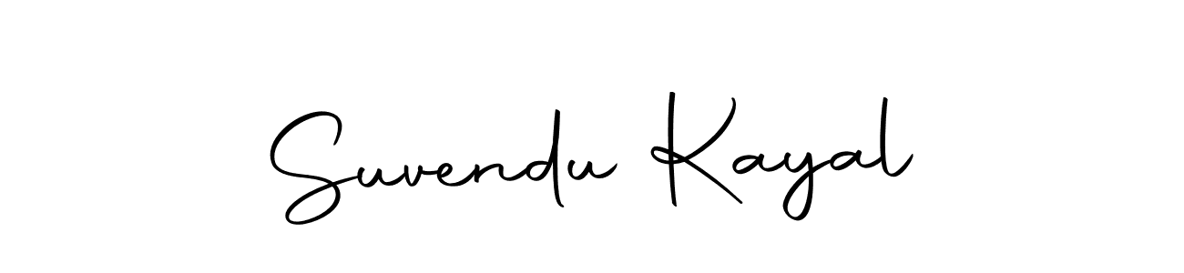 How to make Suvendu Kayal name signature. Use Autography-DOLnW style for creating short signs online. This is the latest handwritten sign. Suvendu Kayal signature style 10 images and pictures png