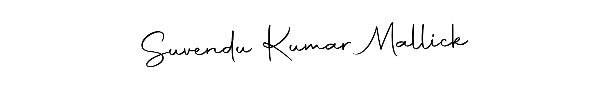 Make a beautiful signature design for name Suvendu Kumar Mallick. With this signature (Autography-DOLnW) style, you can create a handwritten signature for free. Suvendu Kumar Mallick signature style 10 images and pictures png