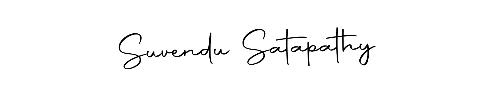 Design your own signature with our free online signature maker. With this signature software, you can create a handwritten (Autography-DOLnW) signature for name Suvendu Satapathy. Suvendu Satapathy signature style 10 images and pictures png