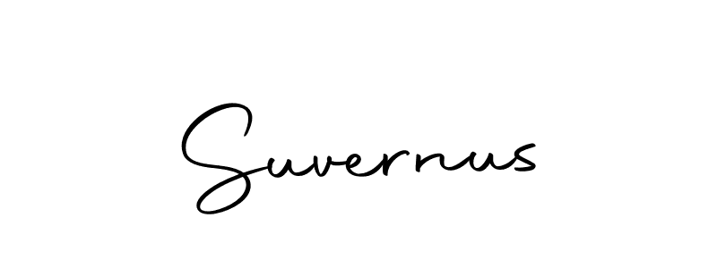 How to make Suvernus signature? Autography-DOLnW is a professional autograph style. Create handwritten signature for Suvernus name. Suvernus signature style 10 images and pictures png