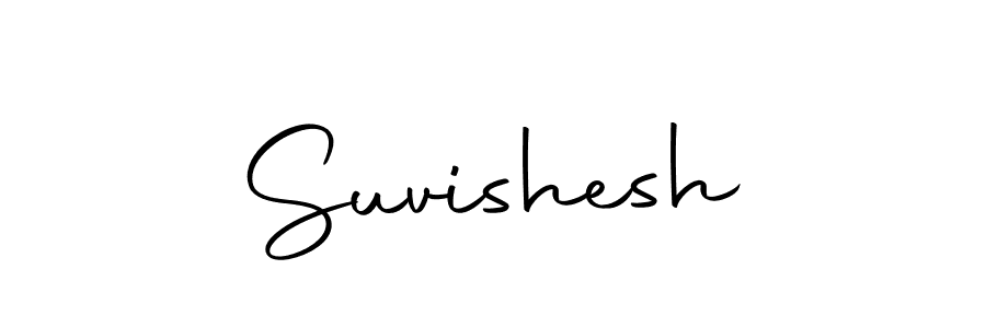 Use a signature maker to create a handwritten signature online. With this signature software, you can design (Autography-DOLnW) your own signature for name Suvishesh. Suvishesh signature style 10 images and pictures png
