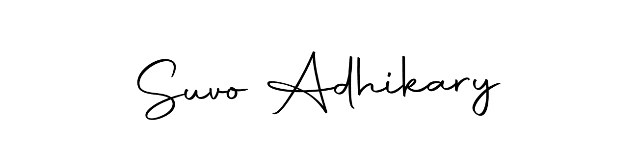 if you are searching for the best signature style for your name Suvo Adhikary. so please give up your signature search. here we have designed multiple signature styles  using Autography-DOLnW. Suvo Adhikary signature style 10 images and pictures png