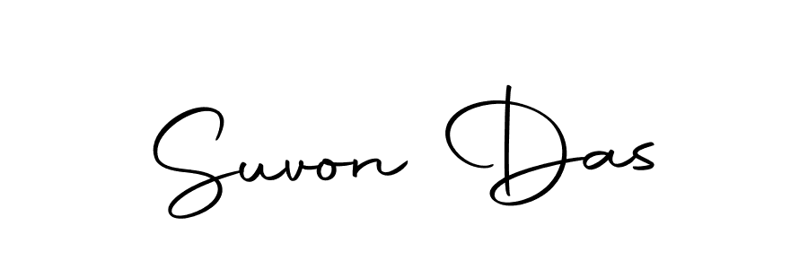 Make a beautiful signature design for name Suvon Das. With this signature (Autography-DOLnW) style, you can create a handwritten signature for free. Suvon Das signature style 10 images and pictures png