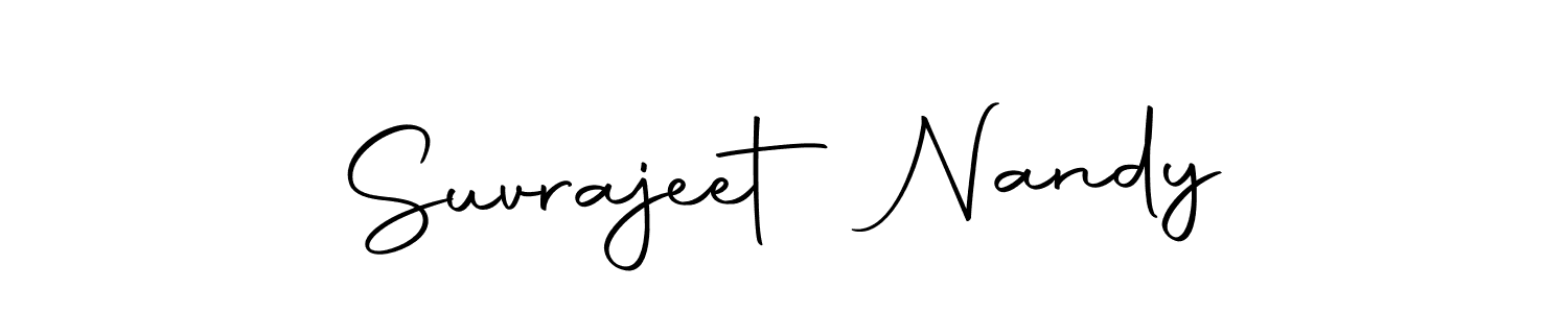 Suvrajeet Nandy stylish signature style. Best Handwritten Sign (Autography-DOLnW) for my name. Handwritten Signature Collection Ideas for my name Suvrajeet Nandy. Suvrajeet Nandy signature style 10 images and pictures png