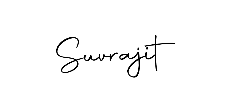 How to make Suvrajit name signature. Use Autography-DOLnW style for creating short signs online. This is the latest handwritten sign. Suvrajit signature style 10 images and pictures png