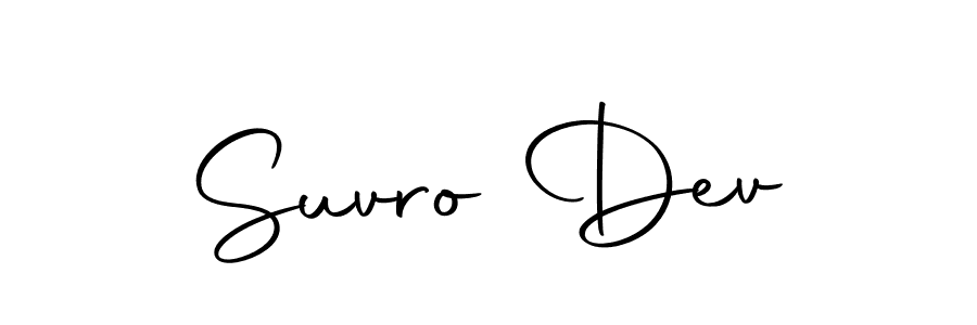 How to Draw Suvro Dev signature style? Autography-DOLnW is a latest design signature styles for name Suvro Dev. Suvro Dev signature style 10 images and pictures png