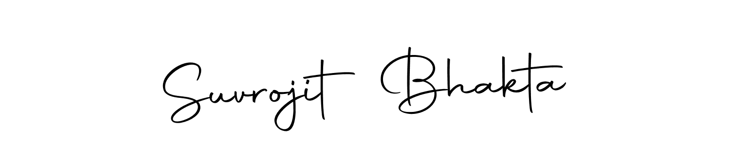 The best way (Autography-DOLnW) to make a short signature is to pick only two or three words in your name. The name Suvrojit Bhakta include a total of six letters. For converting this name. Suvrojit Bhakta signature style 10 images and pictures png