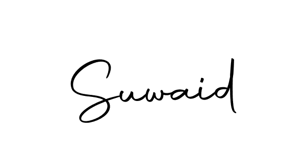 Use a signature maker to create a handwritten signature online. With this signature software, you can design (Autography-DOLnW) your own signature for name Suwaid. Suwaid signature style 10 images and pictures png