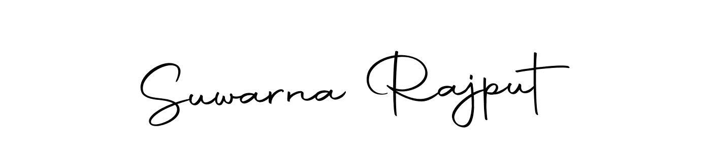 Design your own signature with our free online signature maker. With this signature software, you can create a handwritten (Autography-DOLnW) signature for name Suwarna Rajput. Suwarna Rajput signature style 10 images and pictures png