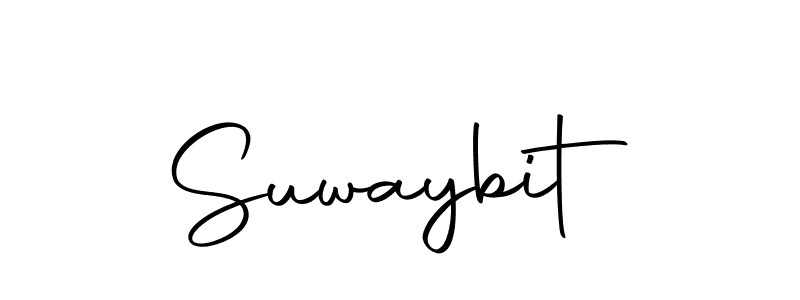 You should practise on your own different ways (Autography-DOLnW) to write your name (Suwaybit) in signature. don't let someone else do it for you. Suwaybit signature style 10 images and pictures png