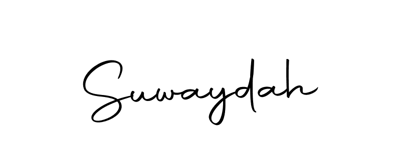 Make a beautiful signature design for name Suwaydah. With this signature (Autography-DOLnW) style, you can create a handwritten signature for free. Suwaydah signature style 10 images and pictures png