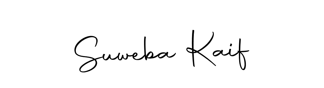 Make a beautiful signature design for name Suweba Kaif. Use this online signature maker to create a handwritten signature for free. Suweba Kaif signature style 10 images and pictures png