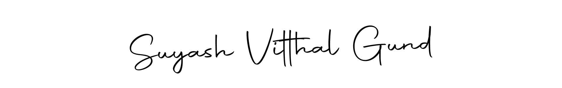 if you are searching for the best signature style for your name Suyash Vitthal Gund. so please give up your signature search. here we have designed multiple signature styles  using Autography-DOLnW. Suyash Vitthal Gund signature style 10 images and pictures png