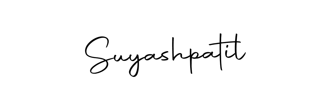 Create a beautiful signature design for name Suyashpatil. With this signature (Autography-DOLnW) fonts, you can make a handwritten signature for free. Suyashpatil signature style 10 images and pictures png