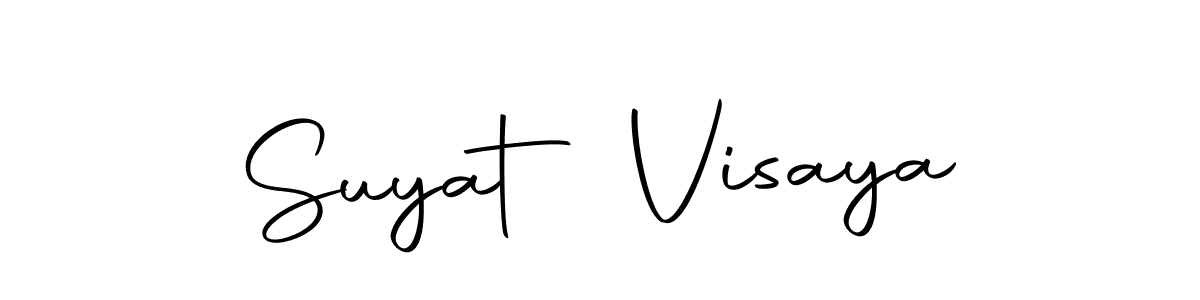 Use a signature maker to create a handwritten signature online. With this signature software, you can design (Autography-DOLnW) your own signature for name Suyat Visaya. Suyat Visaya signature style 10 images and pictures png