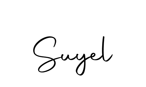 You should practise on your own different ways (Autography-DOLnW) to write your name (Suyel) in signature. don't let someone else do it for you. Suyel signature style 10 images and pictures png