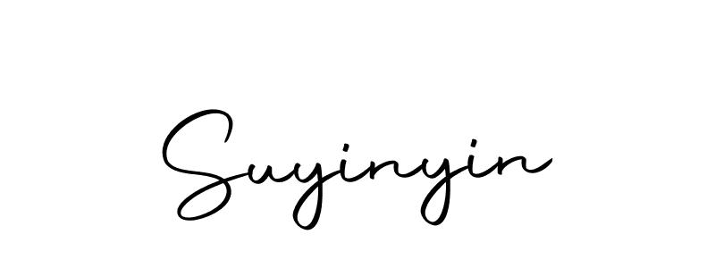 Design your own signature with our free online signature maker. With this signature software, you can create a handwritten (Autography-DOLnW) signature for name Suyinyin. Suyinyin signature style 10 images and pictures png