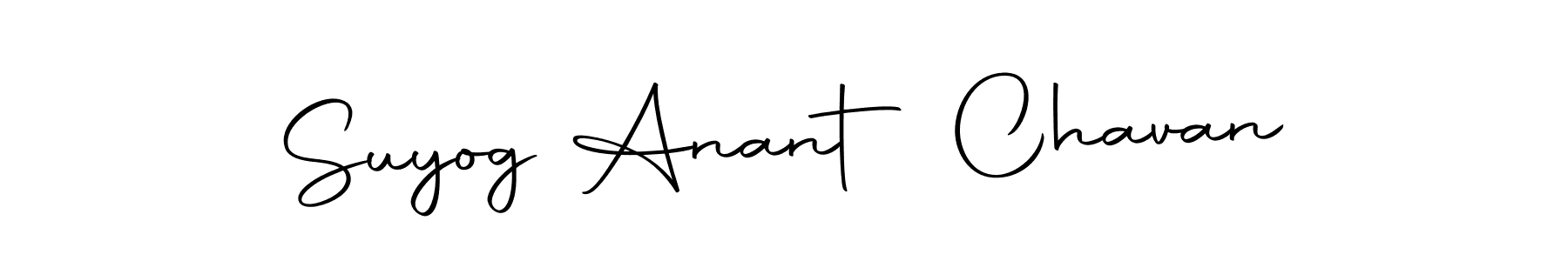 Make a beautiful signature design for name Suyog Anant Chavan. With this signature (Autography-DOLnW) style, you can create a handwritten signature for free. Suyog Anant Chavan signature style 10 images and pictures png