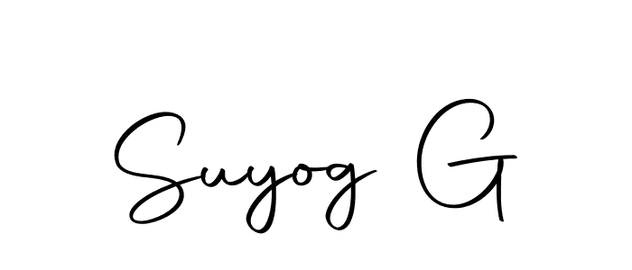 Here are the top 10 professional signature styles for the name Suyog G. These are the best autograph styles you can use for your name. Suyog G signature style 10 images and pictures png