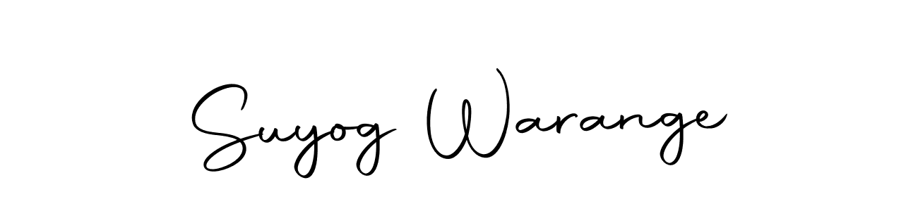 Also we have Suyog Warange name is the best signature style. Create professional handwritten signature collection using Autography-DOLnW autograph style. Suyog Warange signature style 10 images and pictures png
