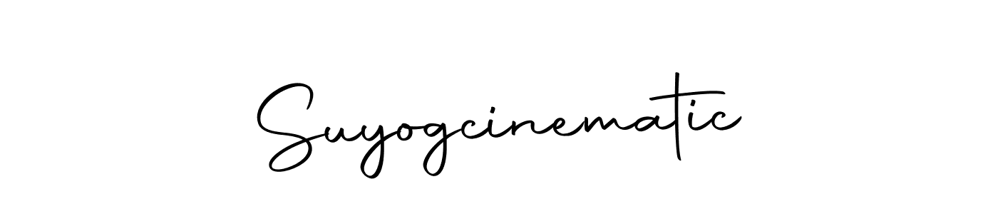 Make a beautiful signature design for name Suyogcinematic. Use this online signature maker to create a handwritten signature for free. Suyogcinematic signature style 10 images and pictures png