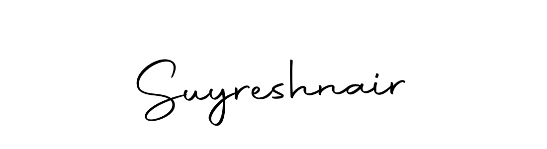 Create a beautiful signature design for name Suyreshnair. With this signature (Autography-DOLnW) fonts, you can make a handwritten signature for free. Suyreshnair signature style 10 images and pictures png