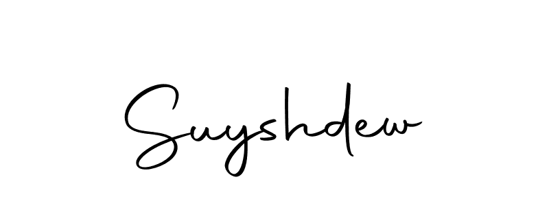 Design your own signature with our free online signature maker. With this signature software, you can create a handwritten (Autography-DOLnW) signature for name Suyshdew. Suyshdew signature style 10 images and pictures png