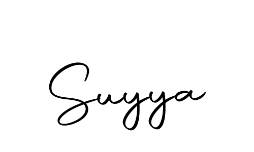 Make a beautiful signature design for name Suyya. With this signature (Autography-DOLnW) style, you can create a handwritten signature for free. Suyya signature style 10 images and pictures png