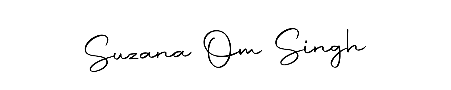 Suzana Om Singh stylish signature style. Best Handwritten Sign (Autography-DOLnW) for my name. Handwritten Signature Collection Ideas for my name Suzana Om Singh. Suzana Om Singh signature style 10 images and pictures png