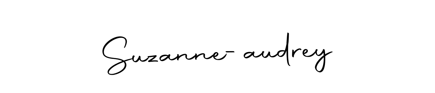 It looks lik you need a new signature style for name Suzanne-audrey. Design unique handwritten (Autography-DOLnW) signature with our free signature maker in just a few clicks. Suzanne-audrey signature style 10 images and pictures png