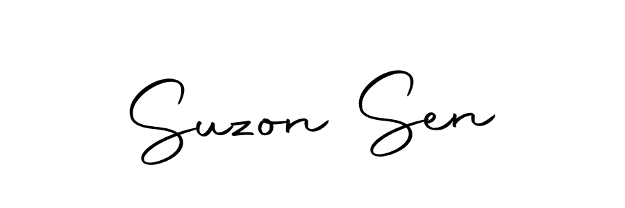 How to make Suzon Sen signature? Autography-DOLnW is a professional autograph style. Create handwritten signature for Suzon Sen name. Suzon Sen signature style 10 images and pictures png