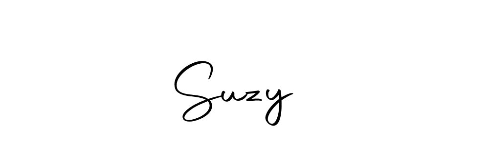 The best way (Autography-DOLnW) to make a short signature is to pick only two or three words in your name. The name Suzy❤️ include a total of six letters. For converting this name. Suzy❤️ signature style 10 images and pictures png