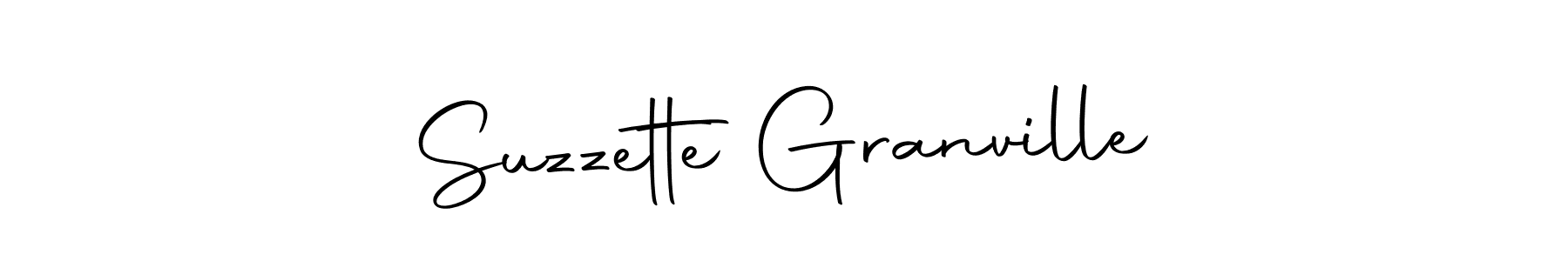 Also we have Suzzette Granville name is the best signature style. Create professional handwritten signature collection using Autography-DOLnW autograph style. Suzzette Granville signature style 10 images and pictures png